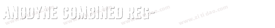 Anodyne Combined Reg字体转换